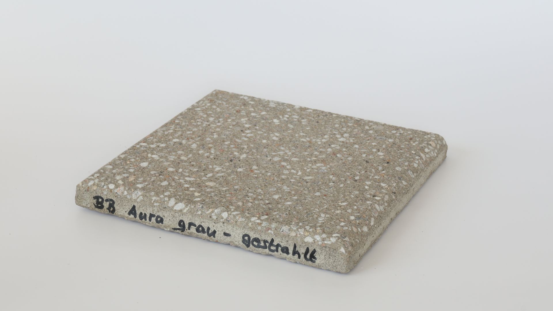 Sample Slab_concrete  cast stone_'Aura grau'_shot-blasted
