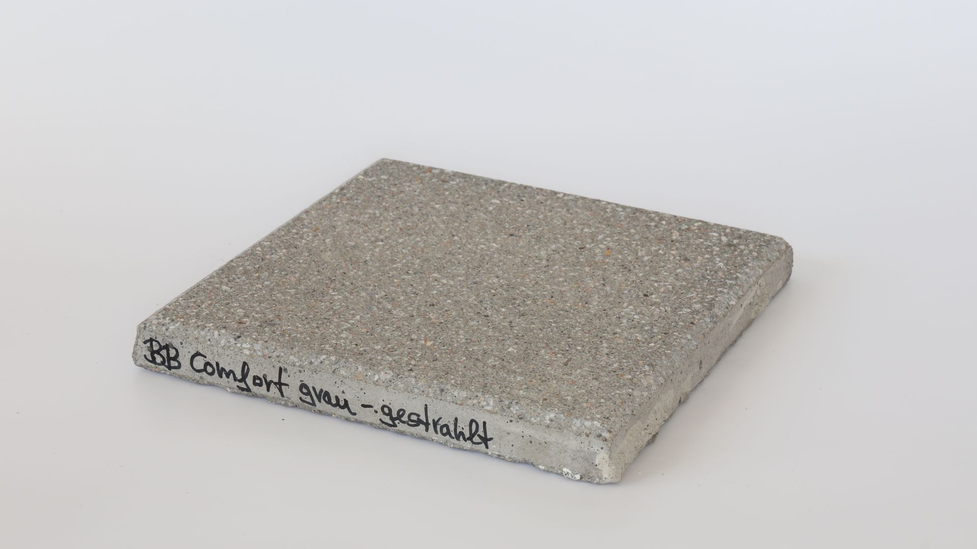 Sample Slab_concrete  cast stone_'Comfort grau'_shot-blasted